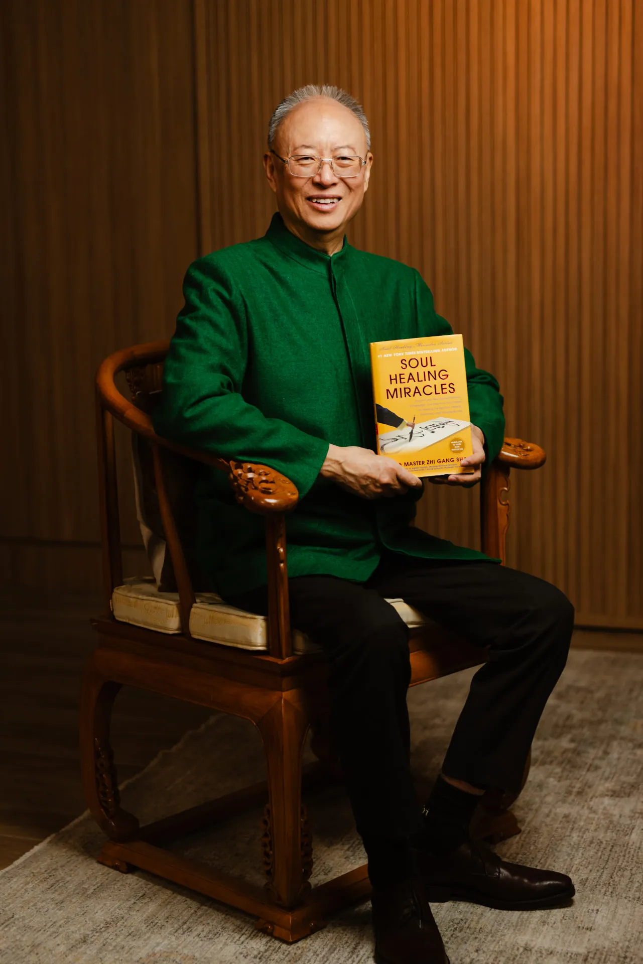Portrait of Dr. and Master Zhi Gang Sha, founder of Tao Calligraphy